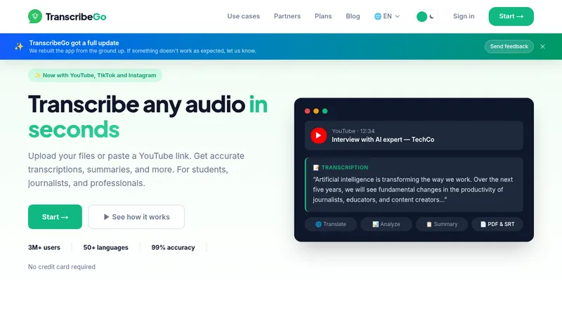 transcribego website