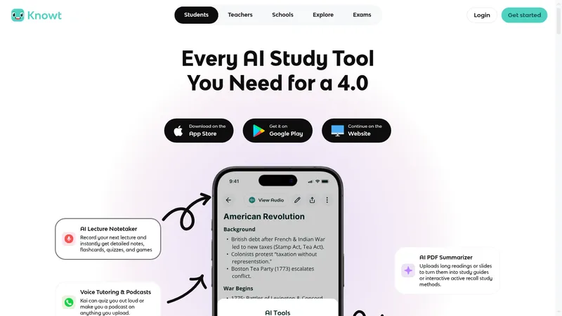 knowt website