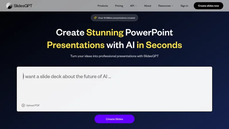 slidesgpt website