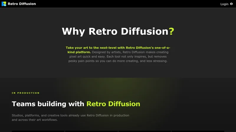 retro diffusion website