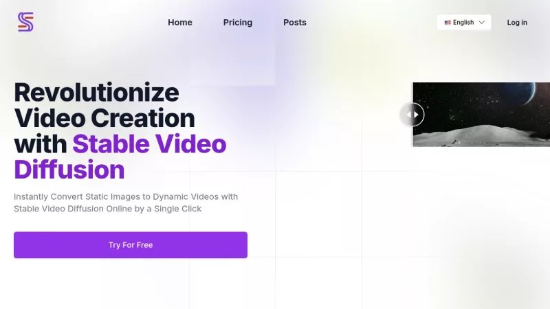 Stable Video Diffusion Online screenshot