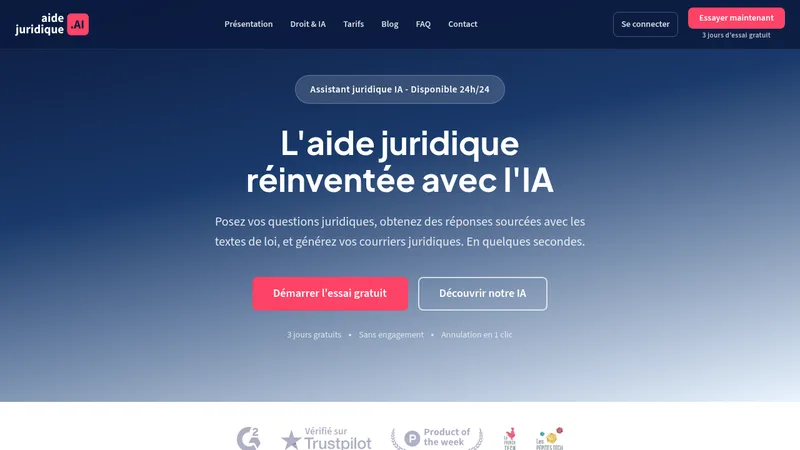 aidejuridique.ai website