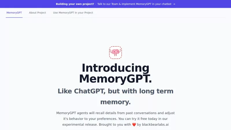 MemoryGPT screenshot