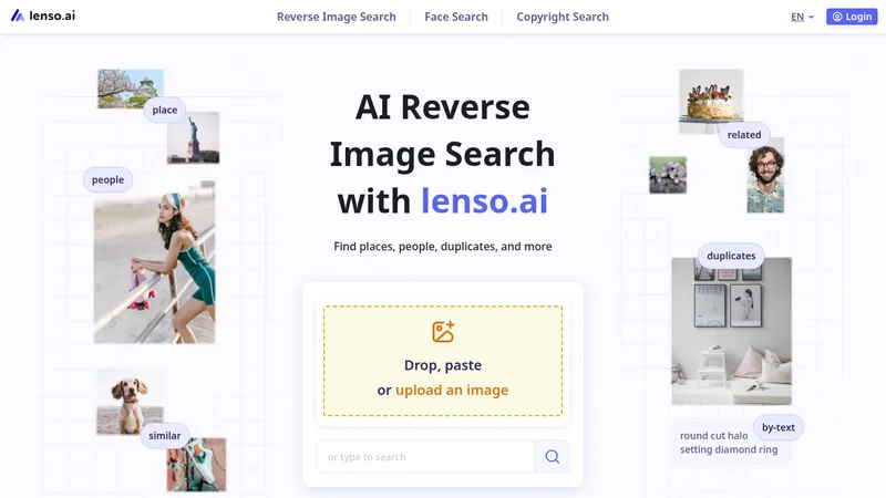 lenso.ai website
