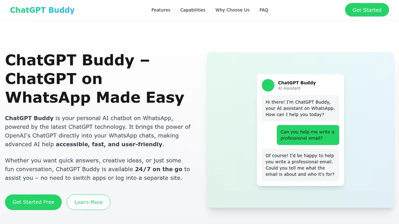 chatgpt buddy website