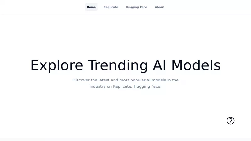 Model Trending screenshot