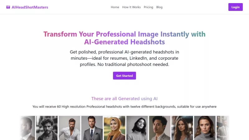 AIHeadshotMasters screenshot