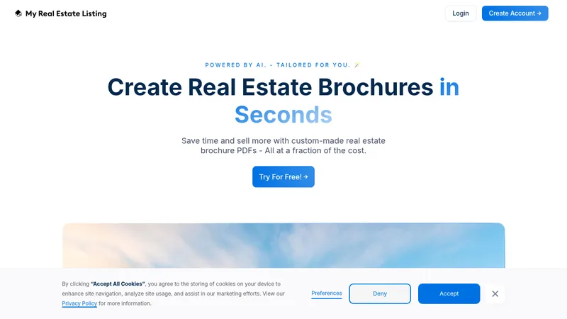 my real estate listing website