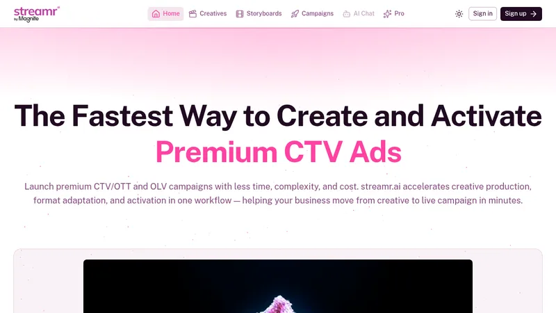 streamr.ai website