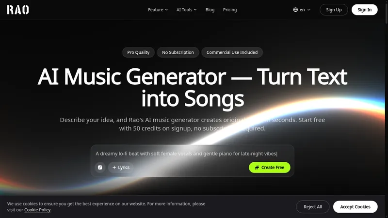 raomusic website