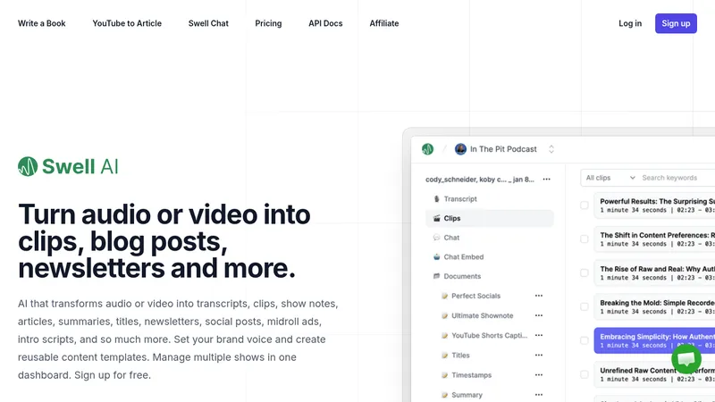 swell ai website