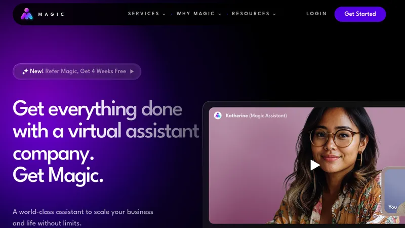 magic website