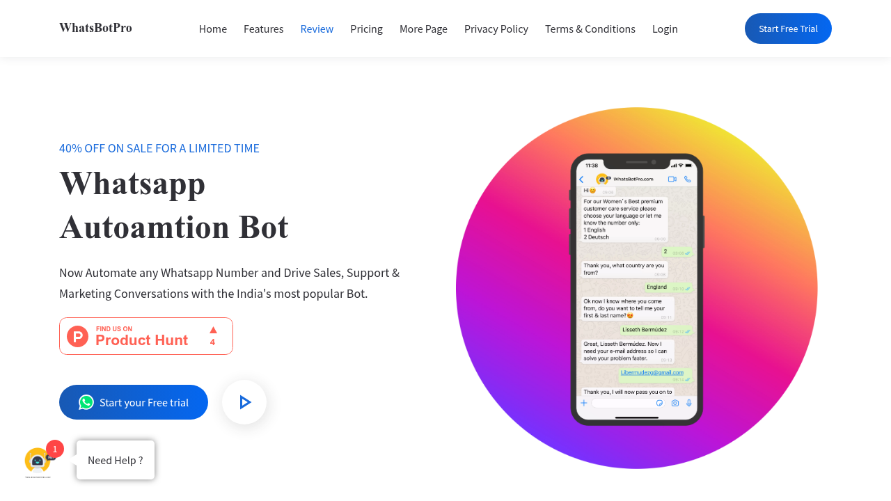 whatsbotpro website