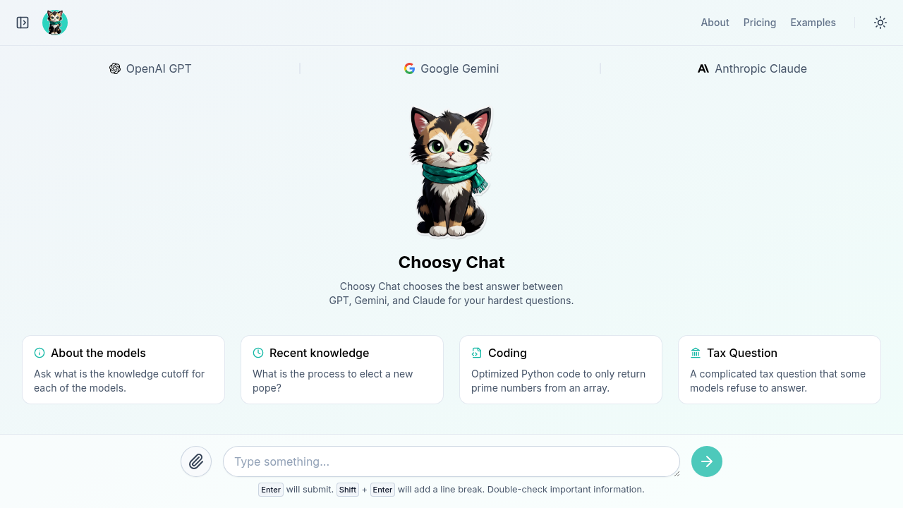 choosy chat website