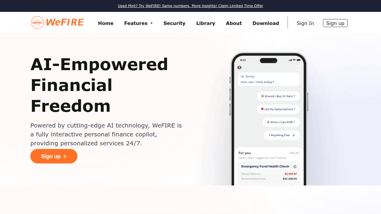 wefire website