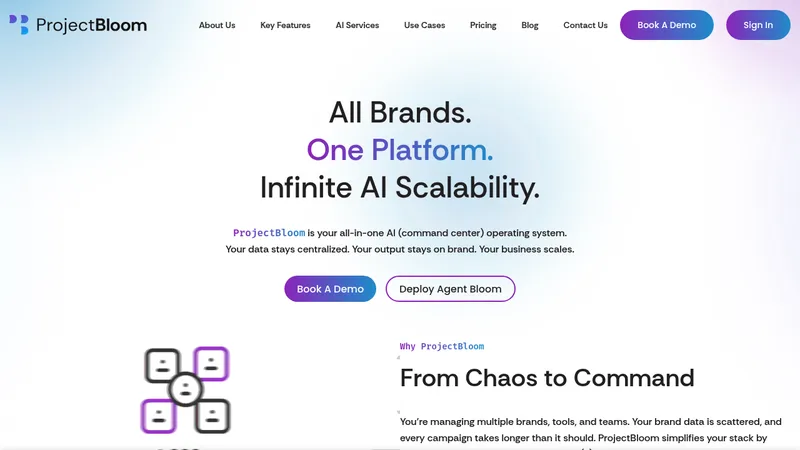 projectbloom website