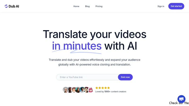 dub ai website