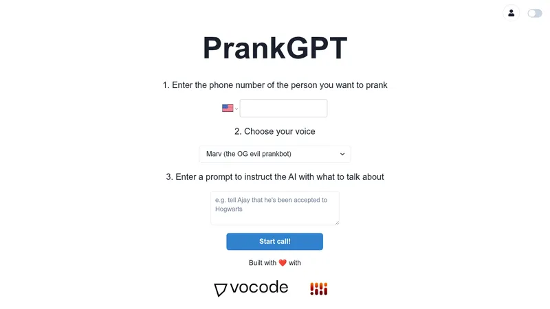 prankgpt website