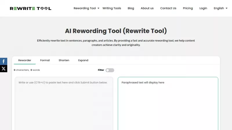 RewriteTool screenshot