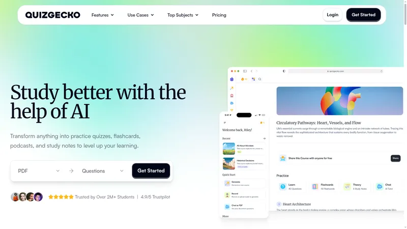 quizgecko website