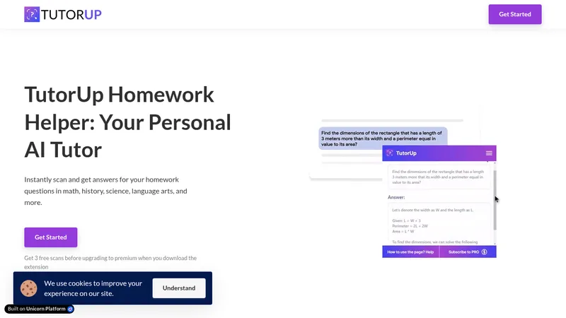 tutorup homework helper website
