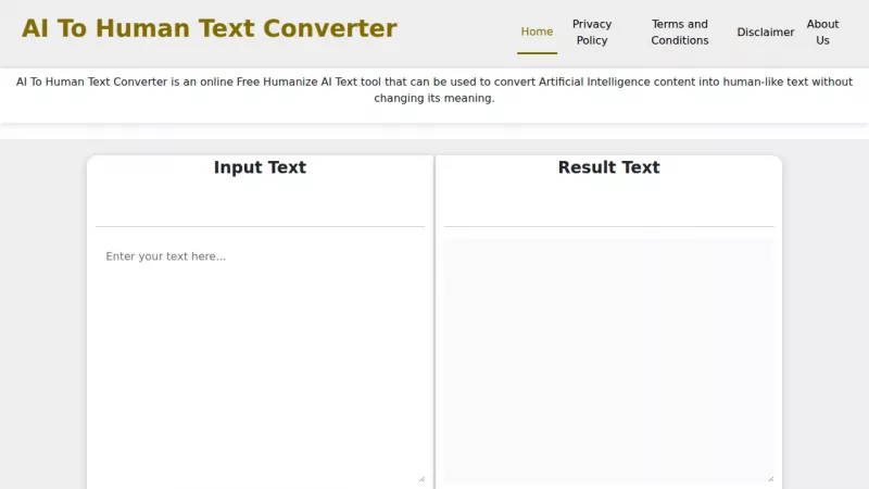 AI To Human Text Converter screenshot