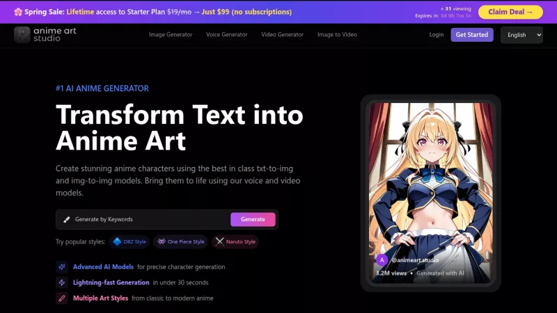 Anime Art Studio screenshot