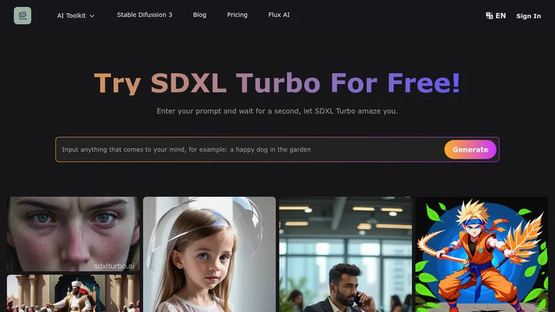 sdxl turbo website