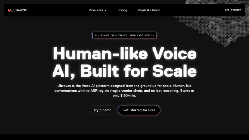 Ultravox.ai screenshot