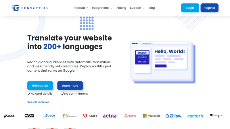 conveythis website