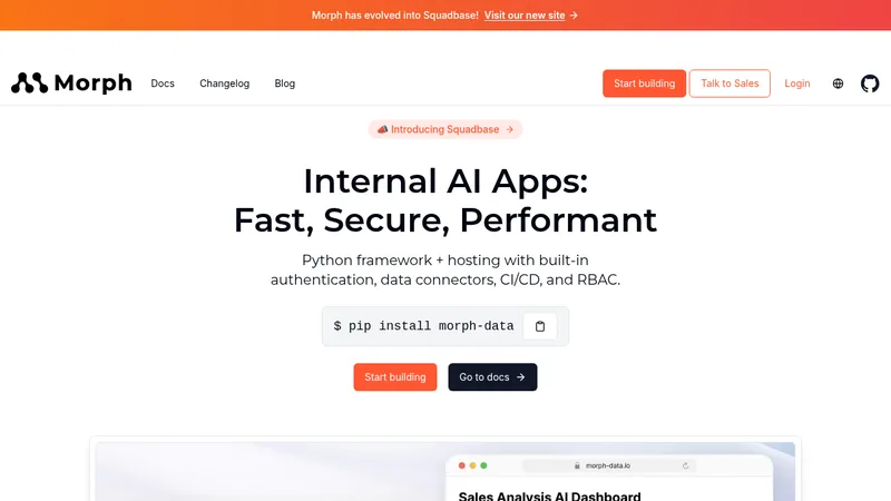 morph website
