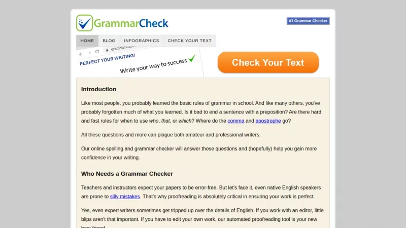 GrammarCheck screenshot