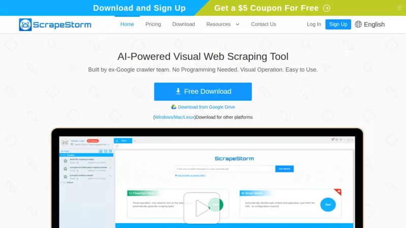 ScrapeStorm screenshot