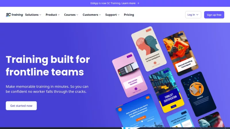 SC Training screenshot