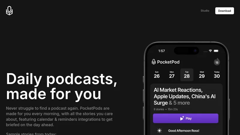 pocketpod website