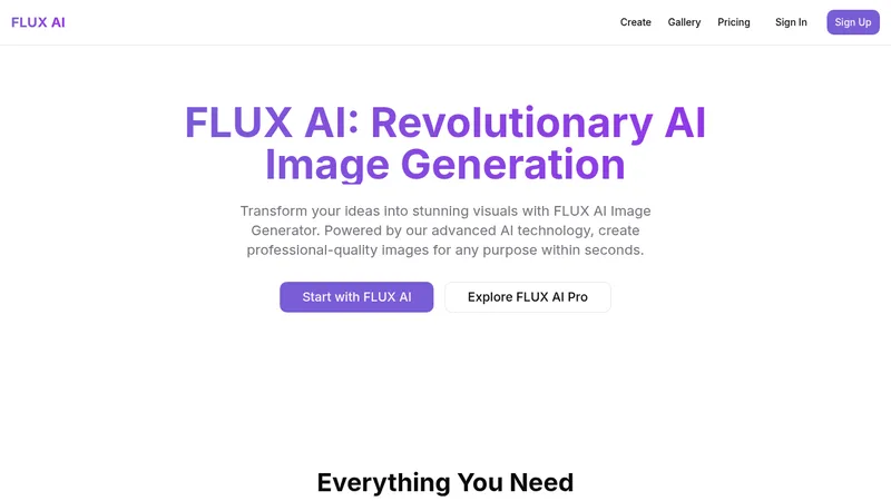 flux ai website