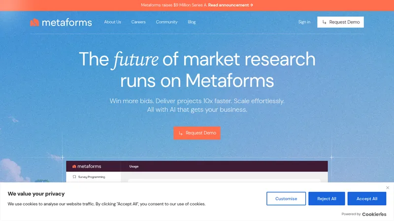 metaforms website