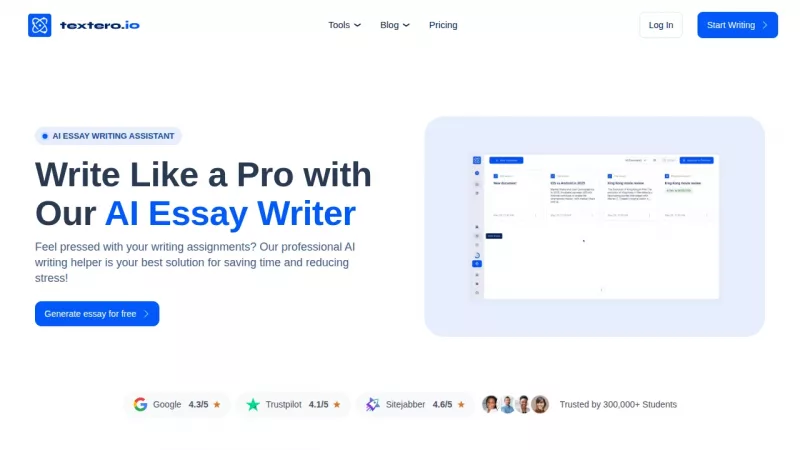 Textero AI Essay Writer screenshot