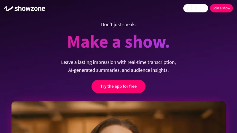 showzone website