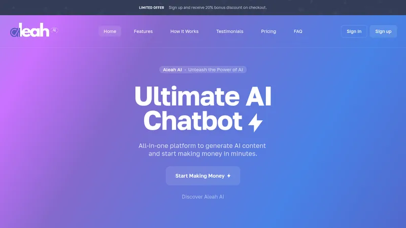 aleah ai website