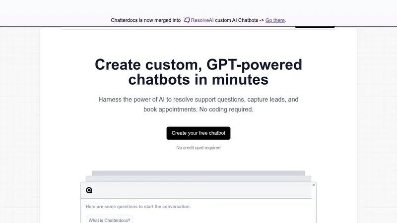 chatterdocs website