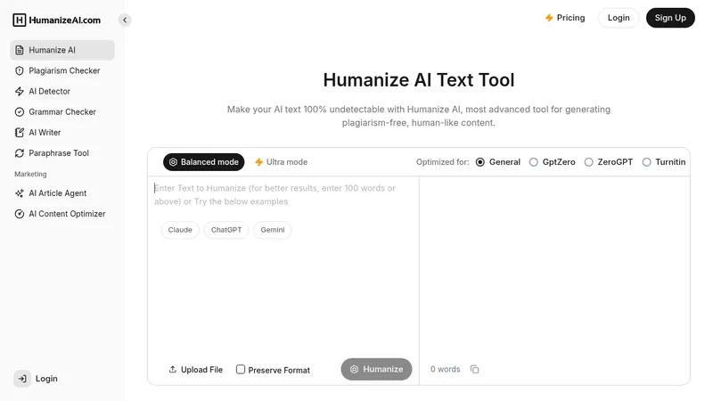 humanize ai website