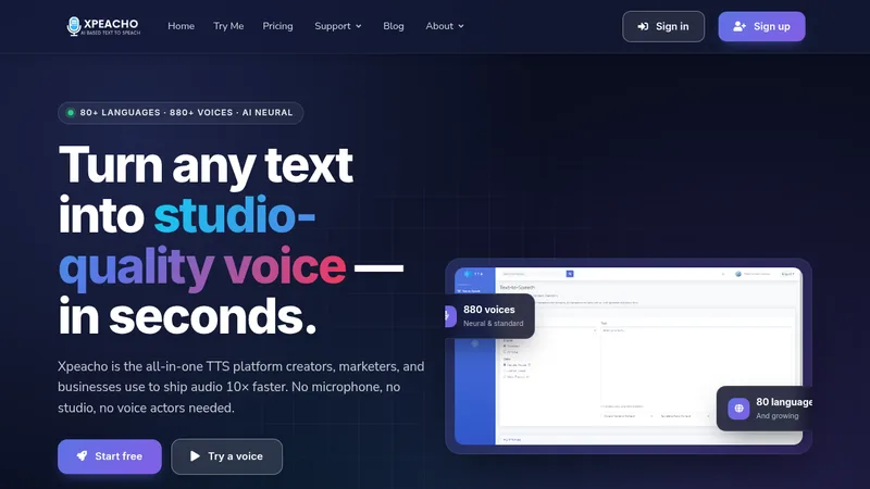 xpeacho website