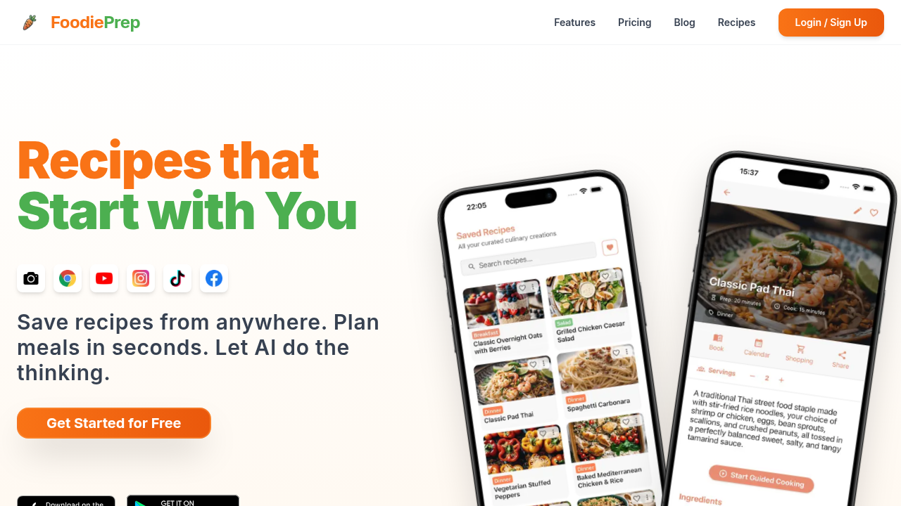 foodieprep website