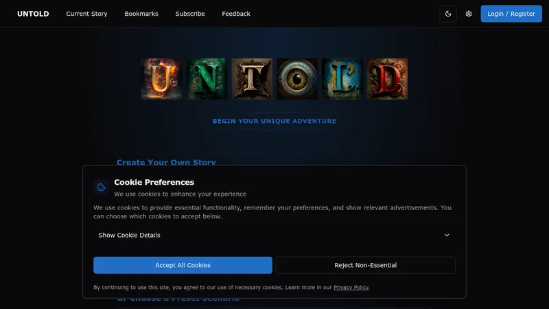 untold website