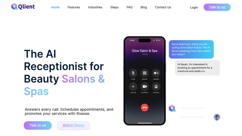 qlient website