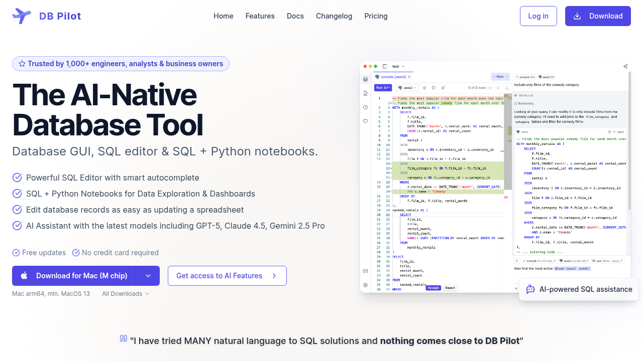 db pilot website