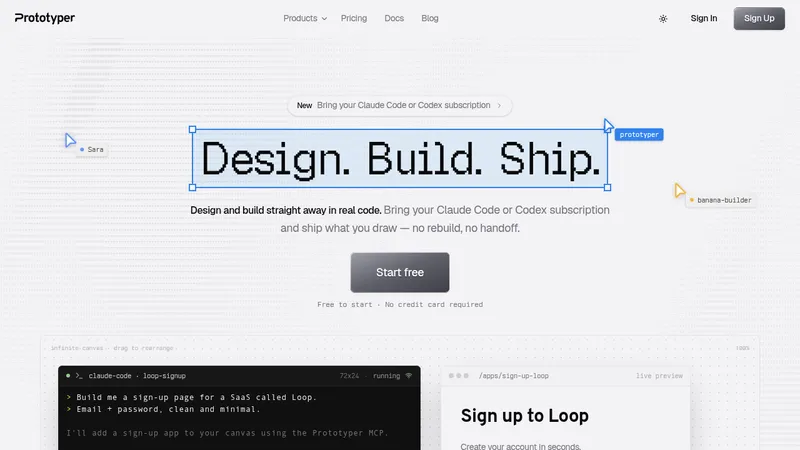 prototyper website