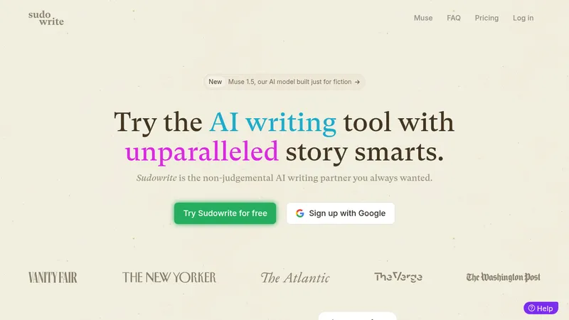 sudowrite website