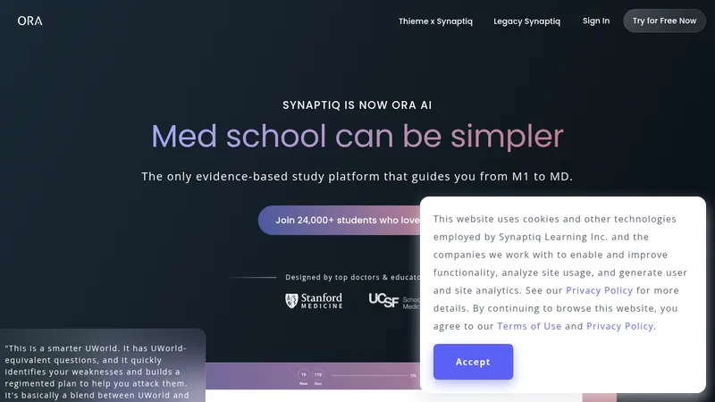 ora ai website